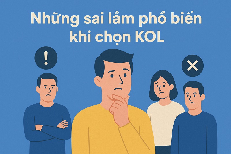 Những sai lầm phổ biến khi chọn KOL