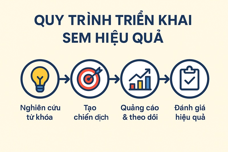 Quy trình triển khai SEM