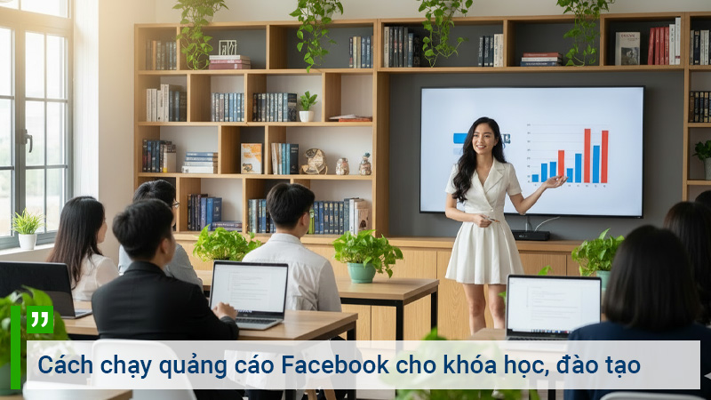 Cách chạy quảng cáo Facebook cho khóa học, đào tạo