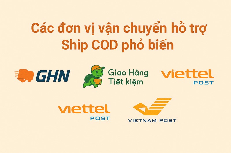 các đơn vị vận chuyển ship cod