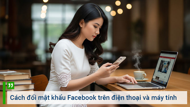 Cách đổi mật khẩu Facebook trên điện thoại và máy tính