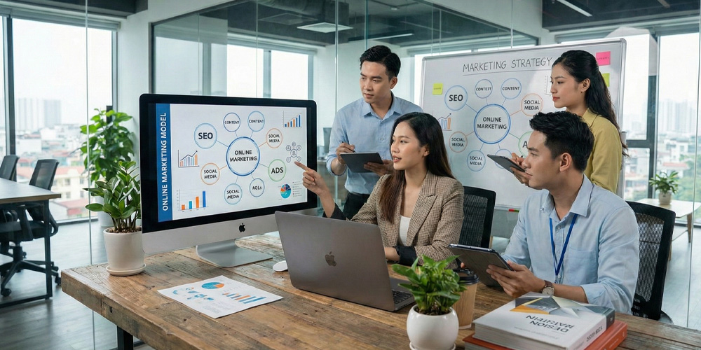 Marketing online là gì Người mới cần học những gì trước tiên