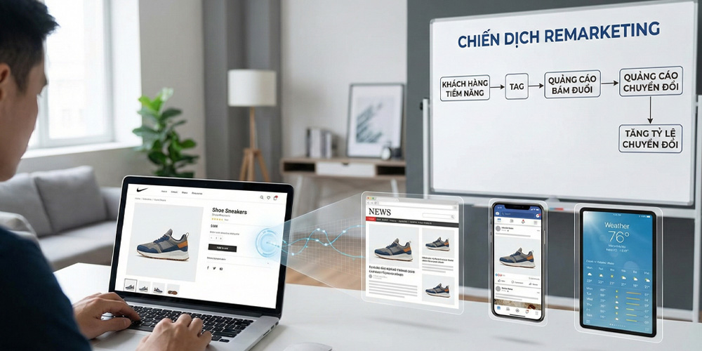 Remarketing là gì Chiến lược tiếp thị bám đuổi khách hàng